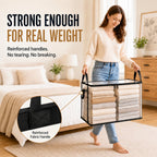 Large Heavy-Duty Thick Plastic Clear Storage Bag