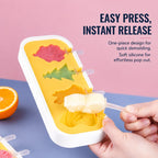 Stackable Lidded Ice Pop Maker