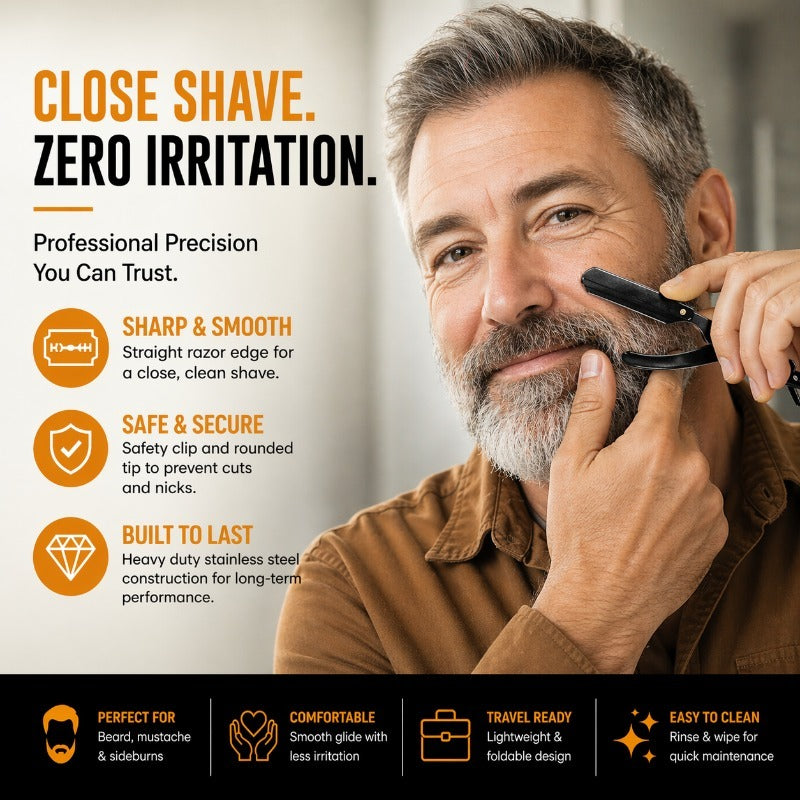 Ergonomic Balanced Grooming Razor