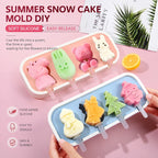 Stackable Lidded Ice Pop Maker