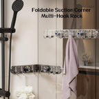 Foldable Bathroom Hook Rack