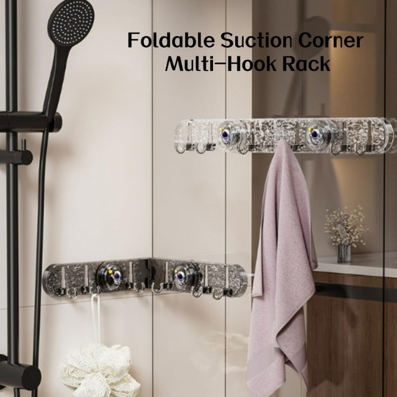 Foldable Bathroom Hook Rack