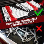 Magnetic Wrench Organizer Set