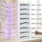 Eyebrow Styling Reusable Adjustable Stencil