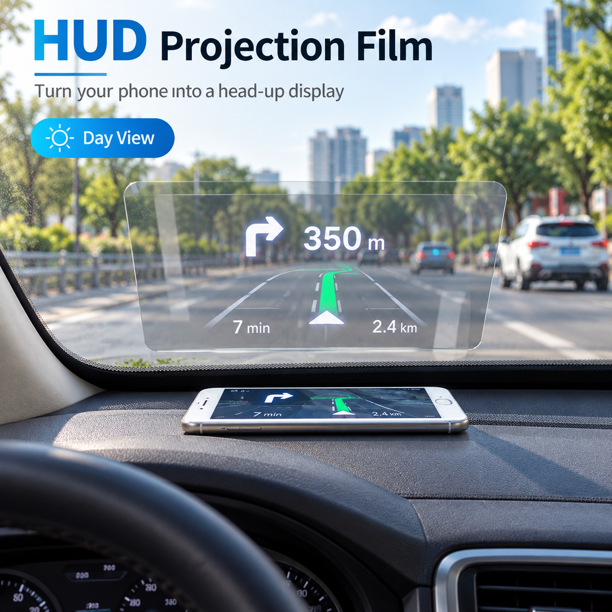 Car Head Up Display Navigation Reflective Film