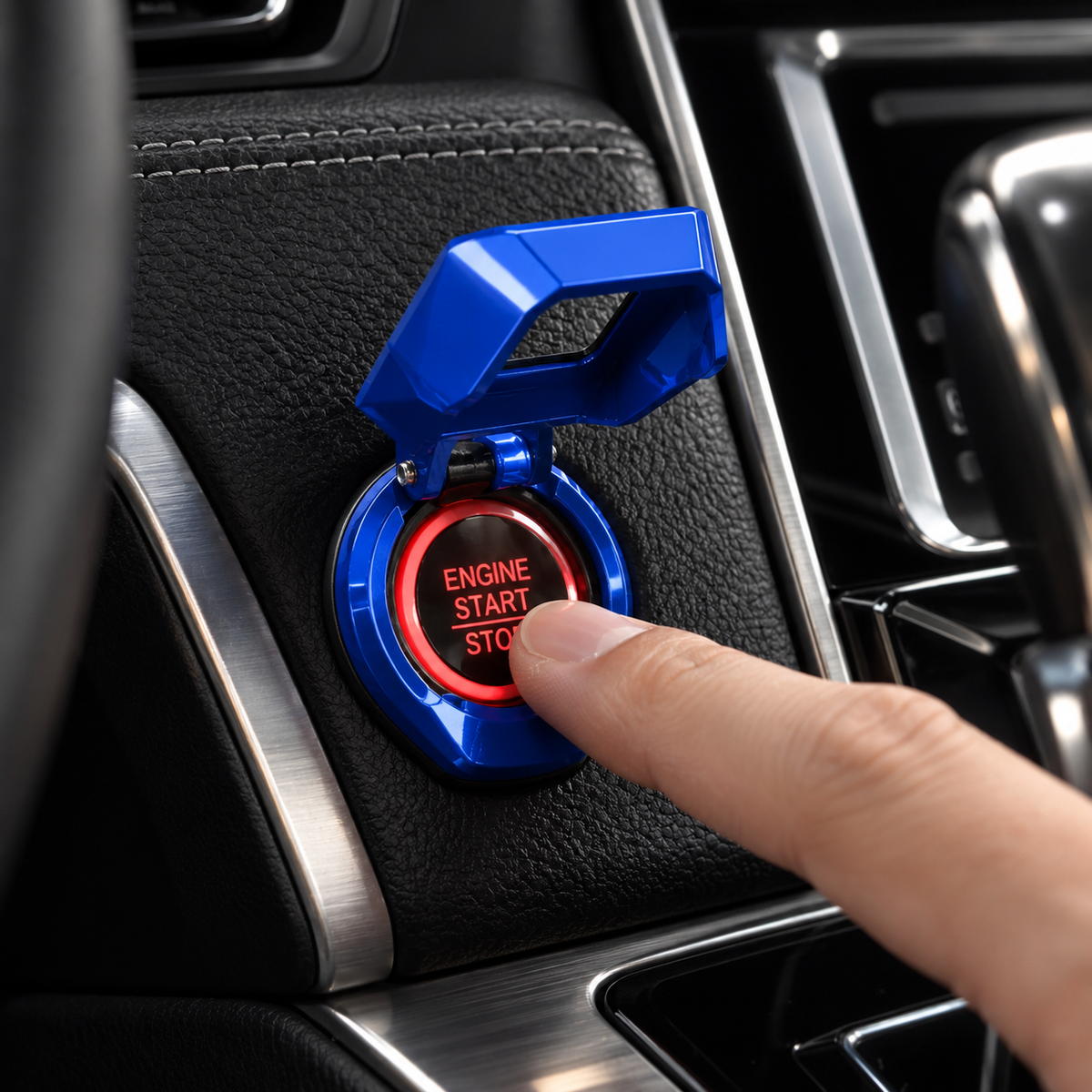 Universal Race Car Style Start Button Cover