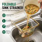 Foldable Corner Sink Strainer