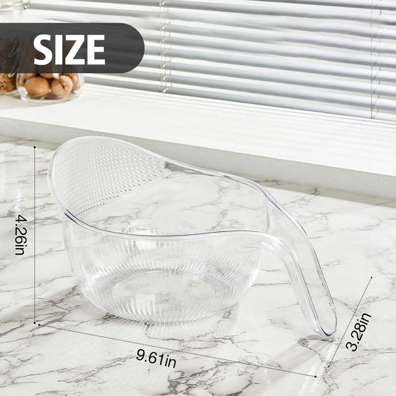 Effortless Pouring Drain Basket