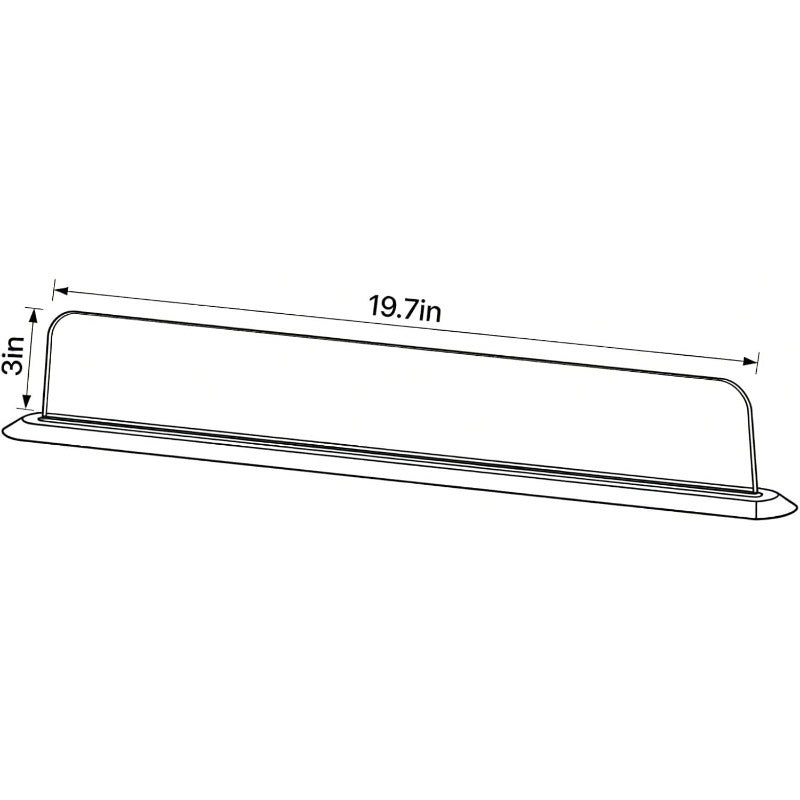 Extended Reach Splash Barrier