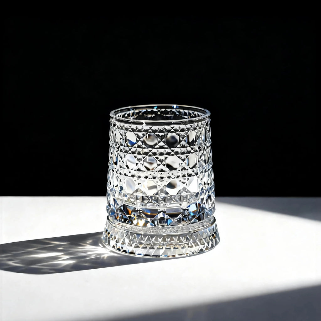 Whiskey Glass — Spinning, Crystal, Elegant, Unique, Modern, Luxury