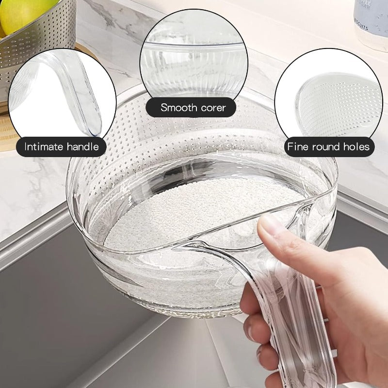 Effortless Pouring Drain Basket