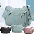 Nylon Crossbody Bag — Lightweight, Adjustable Strap, Water-Resistant, Everyday Carry, Travel Friendly, Secure Zipper