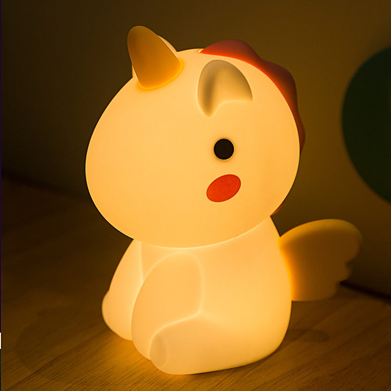 Satsus® Unicorn Night Light LED Squishy Tap Lamp Best Gift for Baby and Girl