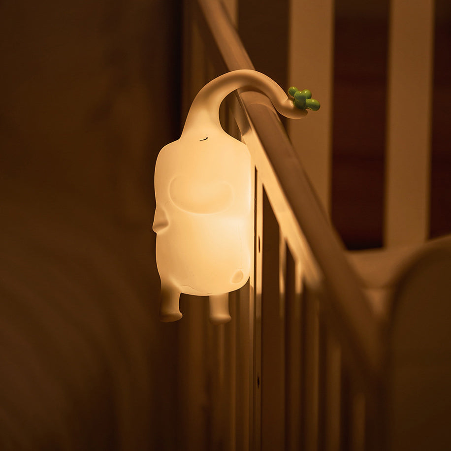 Satsus® Squishy Silicone Flying Elephant LED Night Light - Perfect Gift for Kids and Girls