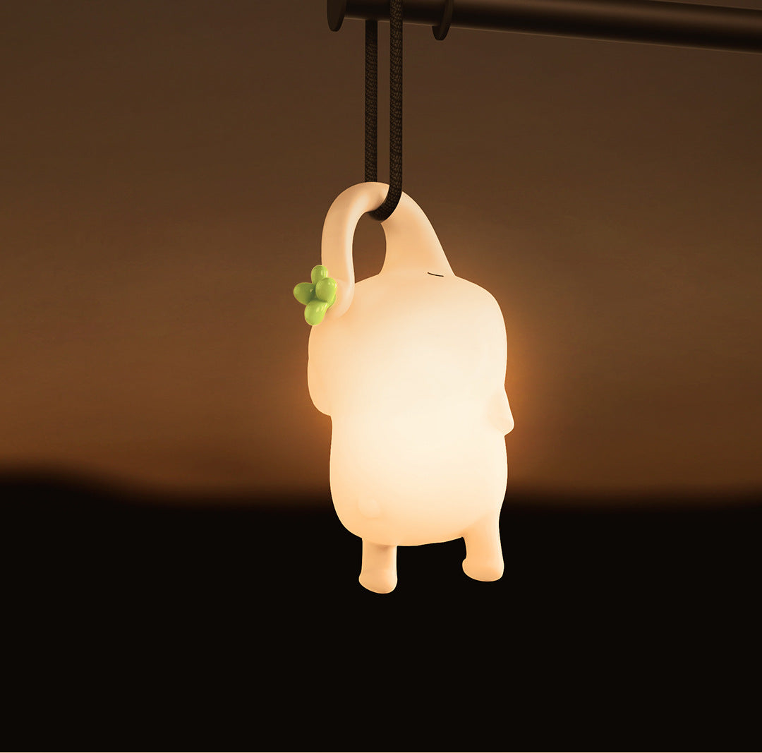 Satsus® Squishy Silicone Flying Elephant LED Night Light - Perfect Gift for Kids and Girls
