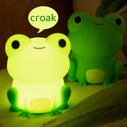 Satsus® Squishy Silicone Peculiar Frog LED Night Light - Perfect Gift for Kids and Girls