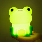 Satsus® Squishy Silicone Peculiar Frog LED Night Light - Perfect Gift for Kids and Girls