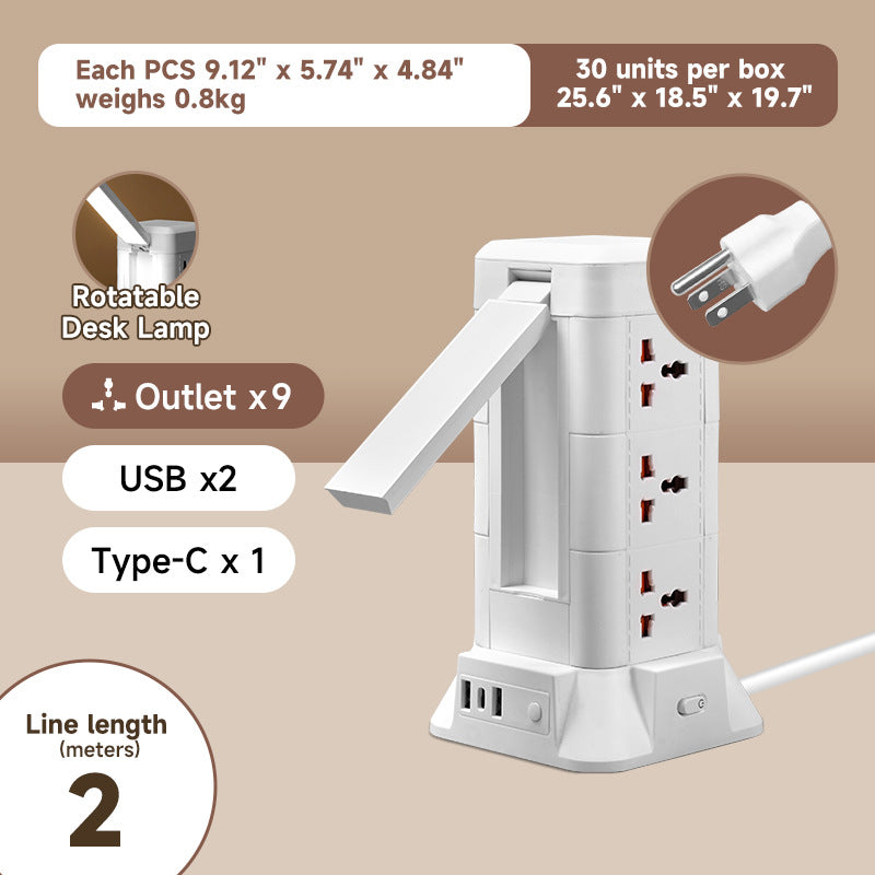 Desk Hero Lamp and Charging Tower
