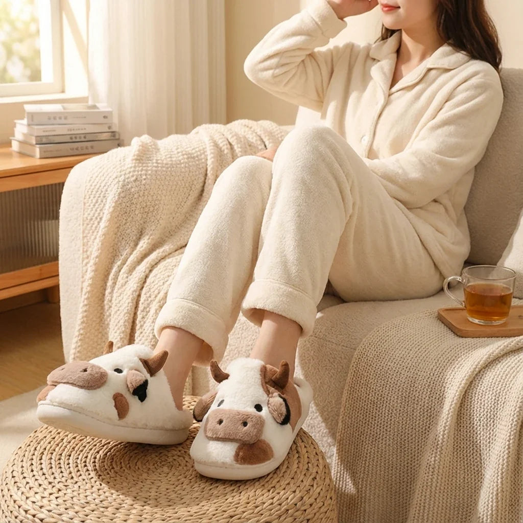 FluffyMoo Home Slippers