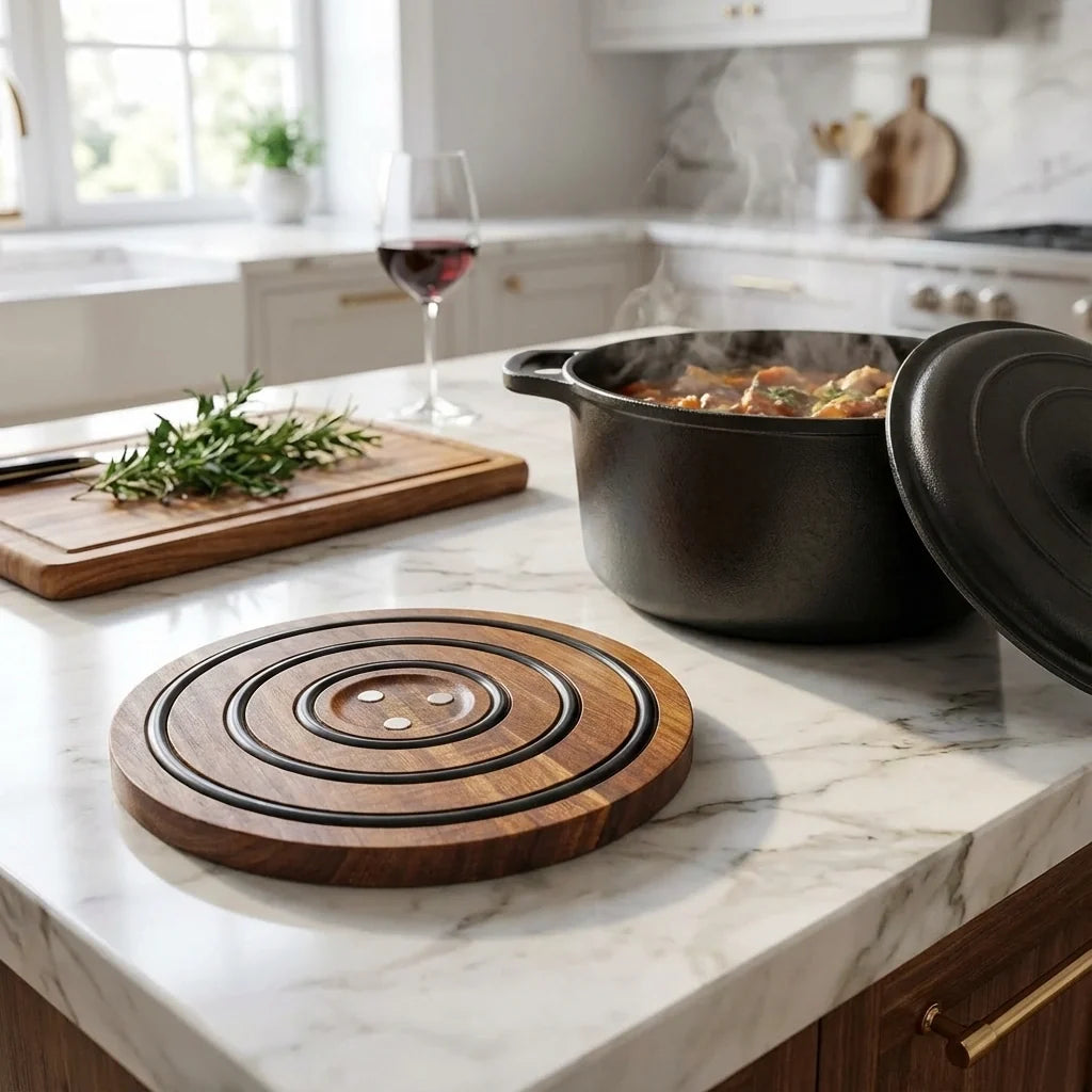 Magnetic Wooden Trivet