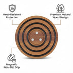 Magnetic Wooden Trivet