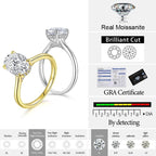 Brilliant Gold CZ Ring