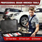 Magnetic Wrench Organizer Set