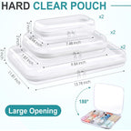 Clear Hard PVC Storage Bags