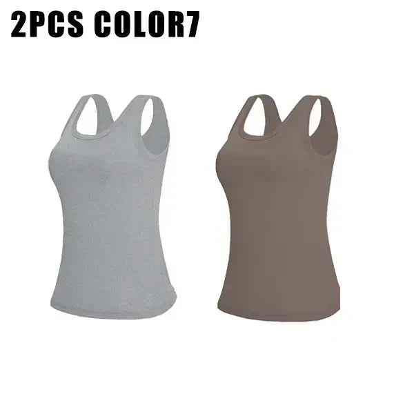 Seamless Padded Ribbed Tank