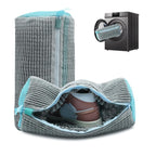 Chenille Microfiber Shoe Washing Bag – Gentle & Effective Machine Wash Protection