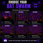 3D LED Flying Bat Wall Decor