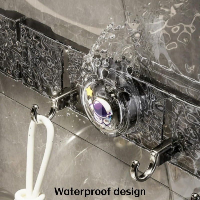 Foldable Bathroom Hook Rack