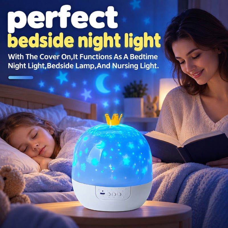 2-in-1 Star Projector Night-Light