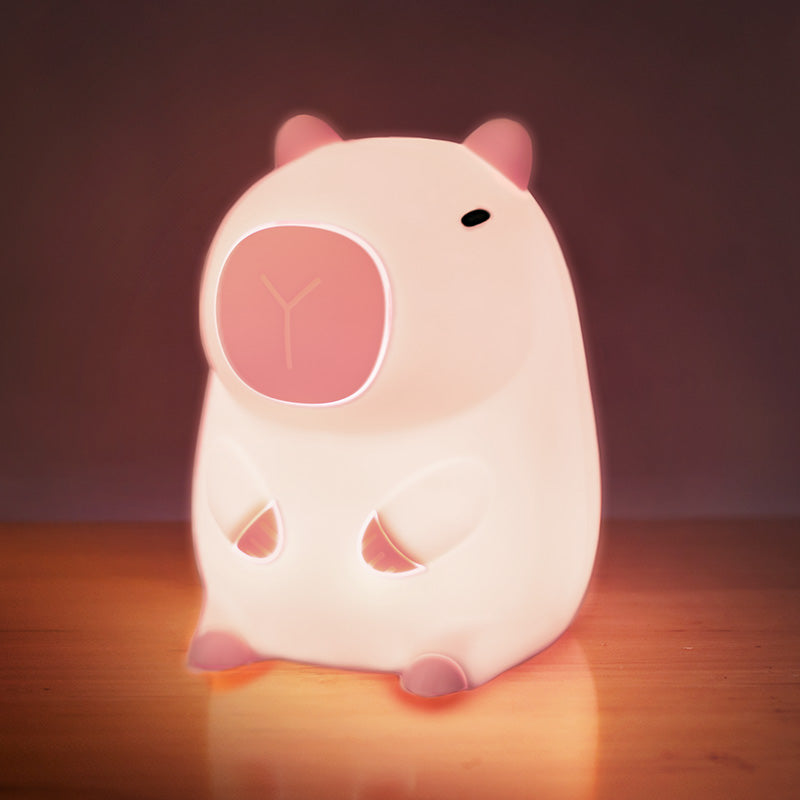 Satsus® Capybara with Keychain Bundle Squishy Night Light - Perfect Gift