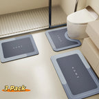 Bathroom Mat — Quick-Dry, Non-Slip, Plush, Absorbent, Machine Washable