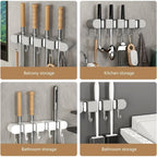 Drill-Free Wall Mop Holder