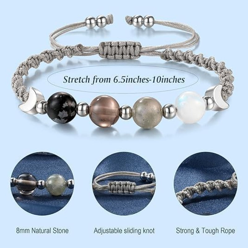 Moon Phase Crystal Bracelet