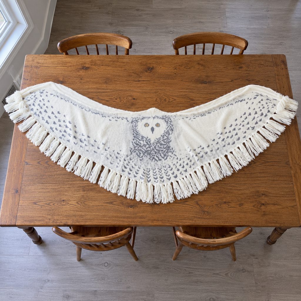 Night Owl Cozy Knitted Shawl