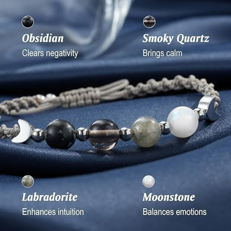 Moon Phase Crystal Bracelet