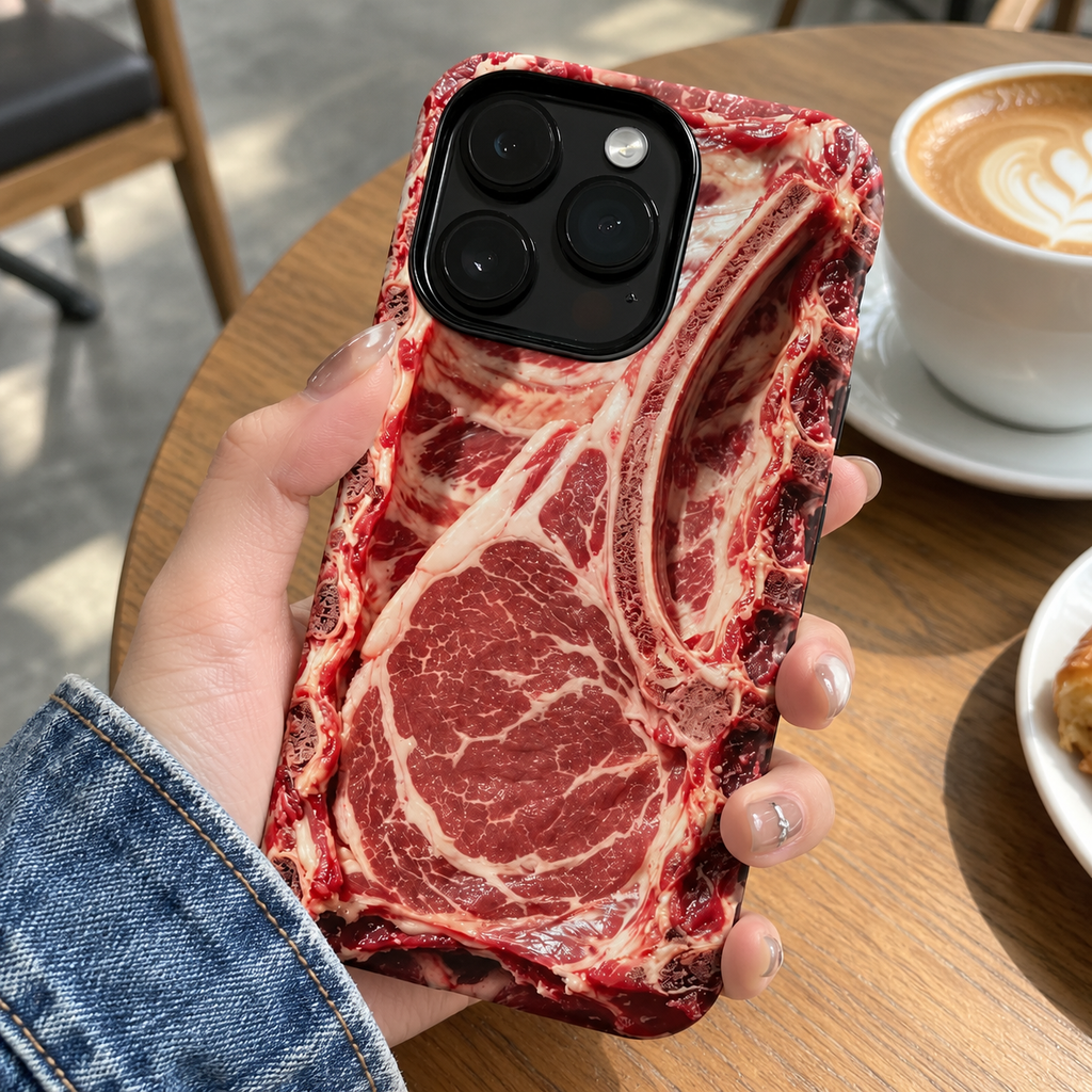 Raw Steak Phone Case