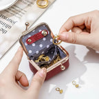 Mini Retro Leather Travel Jewelry Storage Bag