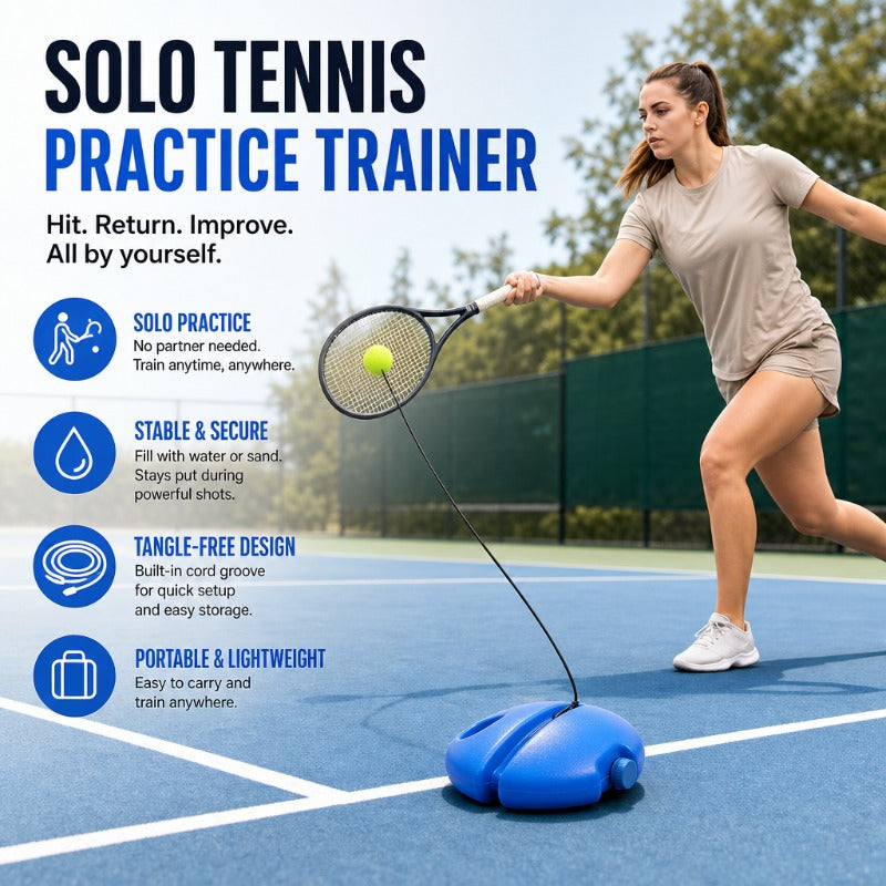 Solo Tennis Rebounder Trainer