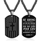 Be Strong Courageous Necklace