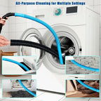 Dryer Vent Cleaner Kit — Flexible, Rotating Brush, Lint Remover, Duct Brush, Extendable, Power Drill Attachment