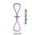 Figure-8 Resistance Band — Heavy Duty, Flexible, Portable, Fitness, Workout, Exercise