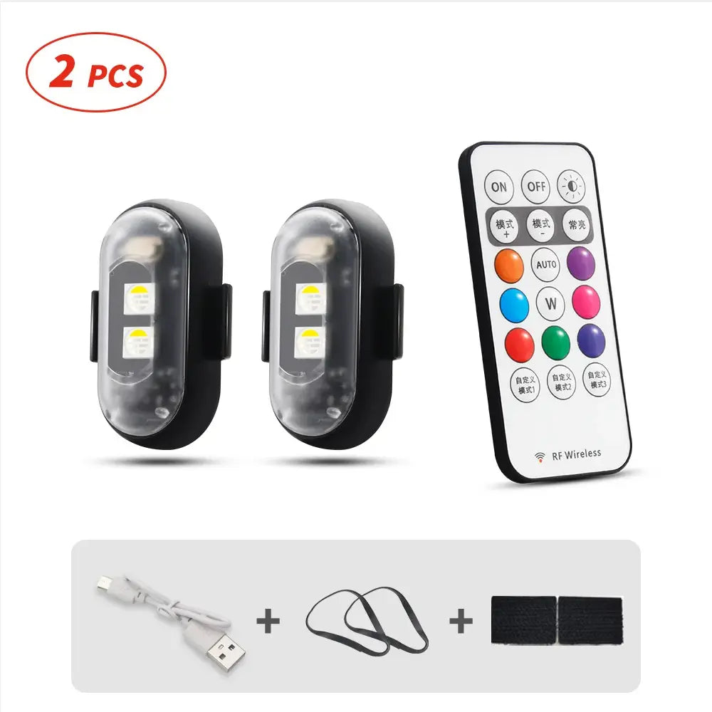 RGB LED Strobe Light — Wireless, Rechargeable, Color-Changing, Portable, DMX-Compatible, Sound-Activated