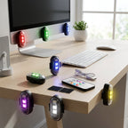 RGB LED Strobe Light — Wireless, Rechargeable, Color-Changing, Portable, DMX-Compatible, Sound-Activated