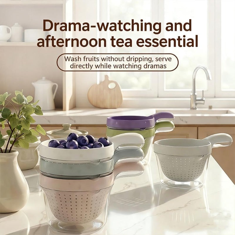 2-in-1 Strainer Serving Bowl