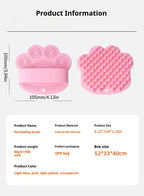 Satsus Bath Brush — Soothing Rubber Shampoo Scrubber