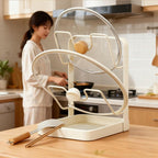 Vertical Pot Lid Organizer